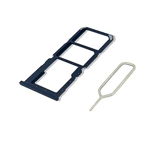 Eonpam Tarjeta SIM Bandeja para (OPPO A53/A53S) Calidad Original Reemplazo Ranura Tarjeta SD Bandeja con Pin Tarjeta SIM(Negro)