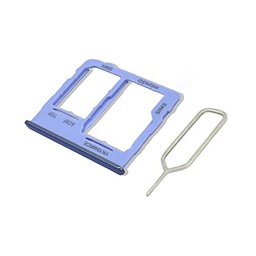 Eonpam Tarjeta SIM Bandeja para (Samsung Galaxy A32 5G) Calidad Original Reemplazo Ranura Tarjeta SD Bandeja con Pin Tarjeta SIM(Púrpura)