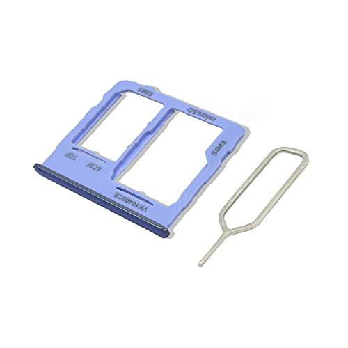 Eonpam Tarjeta SIM Bandeja para (Samsung Galaxy A32 5G) Calidad Original Reemplazo Ranura Tarjeta SD Bandeja con Pin Tarjeta SIM(Púrpura)
