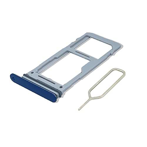 Eonpam Tarjeta SIM Bandeja para (Samsung Galaxy Note 9) Calidad Original Reemplazo Ranura Tarjeta SD Bandeja con Pin Tarjeta SIM(Azul)
