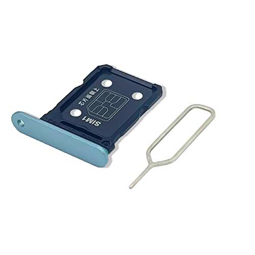Eonpam Tarjeta SIM Bandeja para (OPPO Reno 6) Calidad Original Reemplazo Ranura Tarjeta SD Bandeja con Pin Tarjeta SIM(Plata)