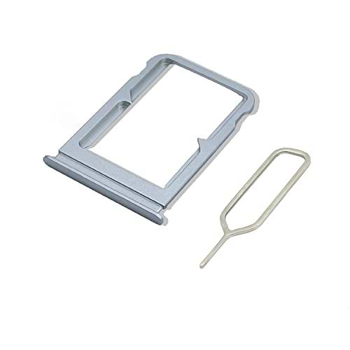 Eonpam Tarjeta SIM Bandeja para (Xiaomi Mi 8) Calidad Original Reemplazo Ranura Tarjeta SD Bandeja con Pin Tarjeta SIM(Blanco)