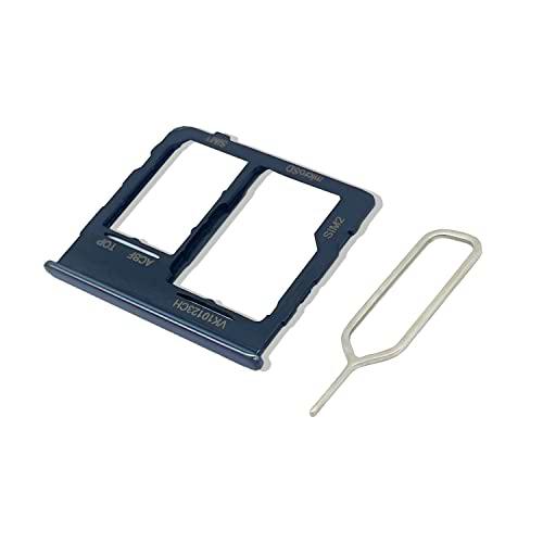 Eonpam Tarjeta SIM Bandeja para (Samsung Galaxy A32 5G) Calidad Original Reemplazo Ranura Tarjeta SD Bandeja con Pin Tarjeta SIM(Negro)