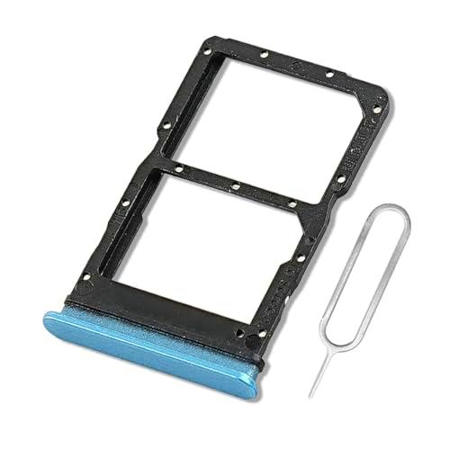 Eonpam Reemplazo Original de la Bandeja de la Ranura de la Tarjeta SIM Dual para (Honor 90 Lite) Incl SIM Pin (Azul)