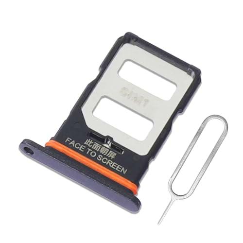 Eonpam Dual SIM Ranura para Xiaomi Redmi Note 13 Pro 5G Reemplazo del Soporte de la Bandeja de la Tarjeta SIM + Sim Pin(Negro)