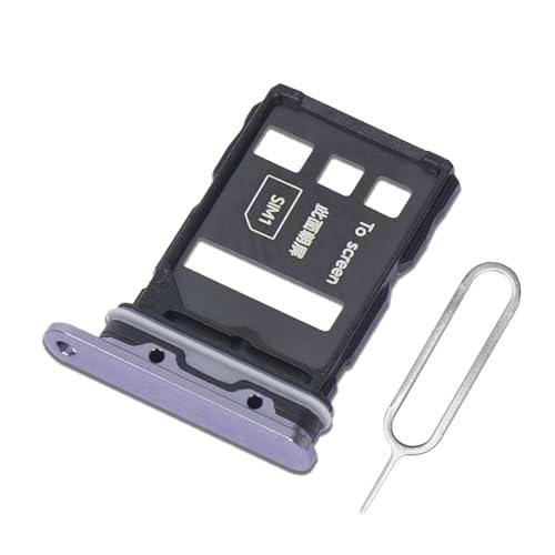 Eonpam Dual SIM Ranura para Honor Magic6 Pro Reemplazo del Soporte de la Bandeja de la Tarjeta SIM + Sim Pin(Negro)