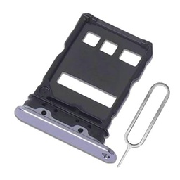 Eonpam Dual SIM Ranura para Honor Magic4 Pro Reemplazo del Soporte de la Bandeja de la Tarjeta SIM + Sim Pin(Negro)