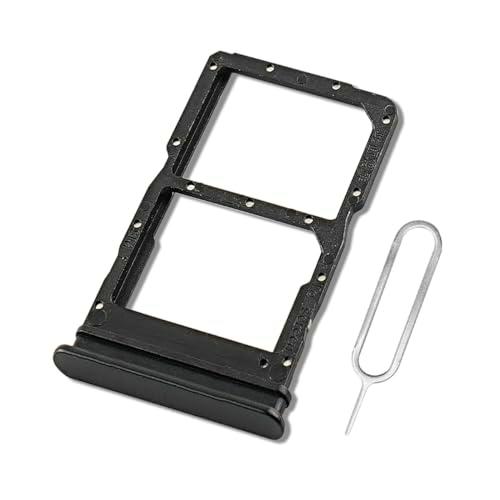 Eonpam Reemplazo Original de la Bandeja de la Ranura de la Tarjeta SIM Dual para (Honor X8a) Incl SIM Pin (Negro)