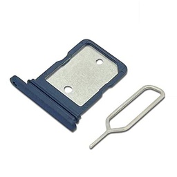 Eonpam Dual SIM Ranura para Google Pixel 5 Reemplazo del Soporte de la Bandeja de la Tarjeta SIM + Sim Pin(Negro)