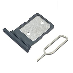 Eonpam Dual SIM Ranura para Google Pixel 5A 5G Reemplazo del Soporte de la Bandeja de la Tarjeta SIM + Sim Pin(Negro)
