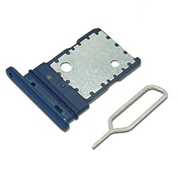 Eonpam Dual SIM Ranura para Google Pixel 3 XL Reemplazo del Soporte de la Bandeja de la Tarjeta SIM + Sim Pin(Negro)