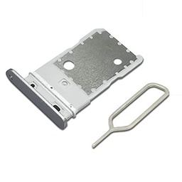 Eonpam Tarjeta SIM Bandeja para (Google Pixel 3 XL) Calidad Original Reemplazo Ranura Tarjeta SD Bandeja con Pin Tarjeta SIM(Blanco)