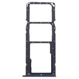 Carrito bandeja alojamiento tray compatible con Realme C35 RMX3511 / NARZO 50A PRIME RMX3516 Porta tarjeta nano Sim1 + SIM 2 + ranura ranura ranura memoria Micro SD card (negro)
