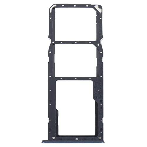 Carrito bandeja alojamiento tray compatible con Realme C35 RMX3511 / NARZO 50A PRIME RMX3516 Porta tarjeta nano Sim1 + SIM 2 + ranura ranura ranura memoria Micro SD card (negro)