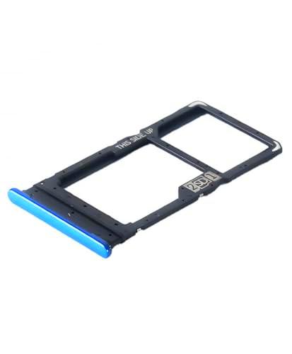 Genérico Bandeja SIM Compatible para Motorola Moto G 5G Plus Tarjeta Lateral SD Azul