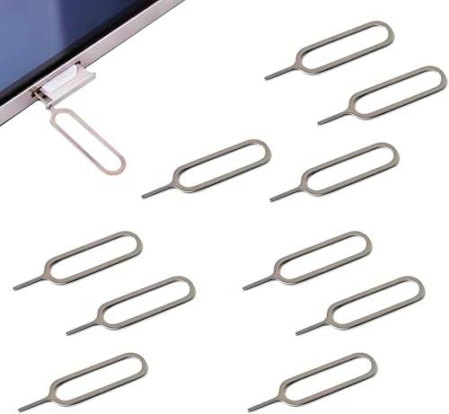 GSKQCRPR Kit de 10 herramientas de expulsión de tarjeta SIM