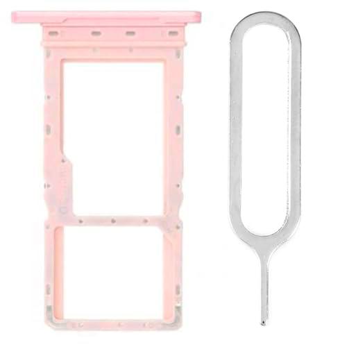iReplaceParts - Bandeja SIM de repuesto con ranura de doble ranura de goma con bandeja SIM para Samsung Galaxy Tab A8 (10.5 pulgadas) SM-X200 SM-X205 (rosa)