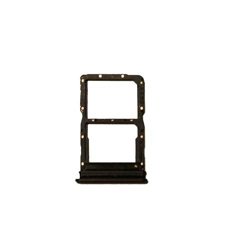 Repuesto compatible con Huawei Honor 200 Lite LLY-NX1 Try Tray Bandeja alojamiento Porta Tarjeta Dual SIM Card SIM 1 + Ranura SIM 2 Try Lector (negro)