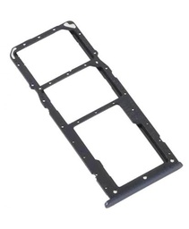 Genérico Bandeja SIM Compatible para Realme C55 Noche lluviosa Negro Repuesto Lateral