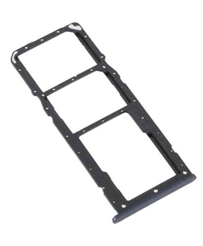 Genérico Bandeja SIM Compatible para Realme C55 Noche lluviosa Negro Repuesto Lateral