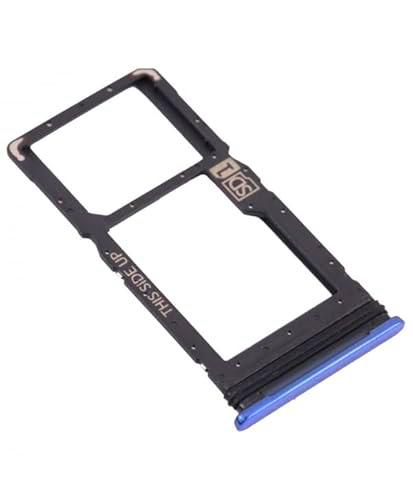 Genérico Bandeja SIM Compatible para Motorola Moto G100 Tarjeta SD Iridescent Ocean Azul