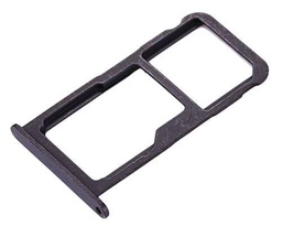 movileo Porta Sim Y SD para Huawei P8 Lite 2017 Pra-LX1 Negro