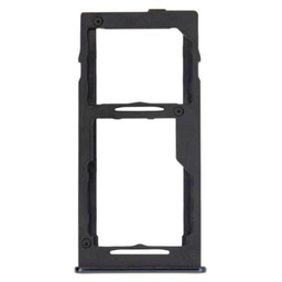 Bandeja Sim (Sim Tray) Compatible con Dual Sim o Sim + Micro SD para Samsung Galaxy A42 5G (Negro)