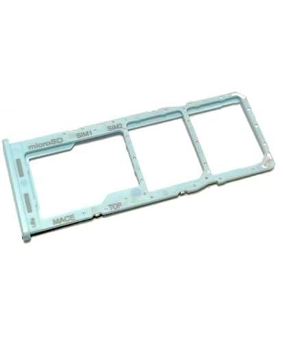 Genérico Bandeja SIM Compatible para Samsung Galaxy M13 Tarjeta Lateral Adaptador Azul