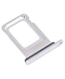 Genérico Bandeja SIM Compatible para Apple iPhone 14 Pro/MAX Plata Repuesto Lateral