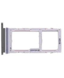 Bandeja SIM para Samsung Galaxy S20 1 SIM Adaptador Tarjeta Micro SD 5G Plata