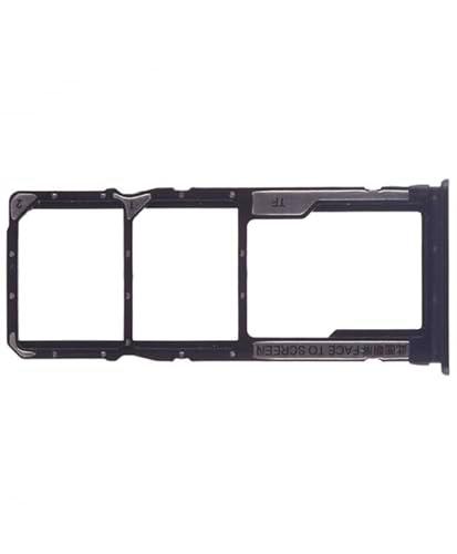 Genérico Bandeja SIM para XIAOMI REDMI 7 Adaptador Micro Soporte SD Tarjeta Lateral Negra