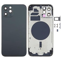 High-Tech Place - Tapa trasera para iPhone 12 Pro (con bandeja de la tarjeta SIM
