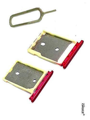 iSkyce para HTC 10 &amp; 10 Estilo de Vida Rojo 2 cajón de Repuesto para Nano sim Tarjeta y Tarjeta SD, Estos