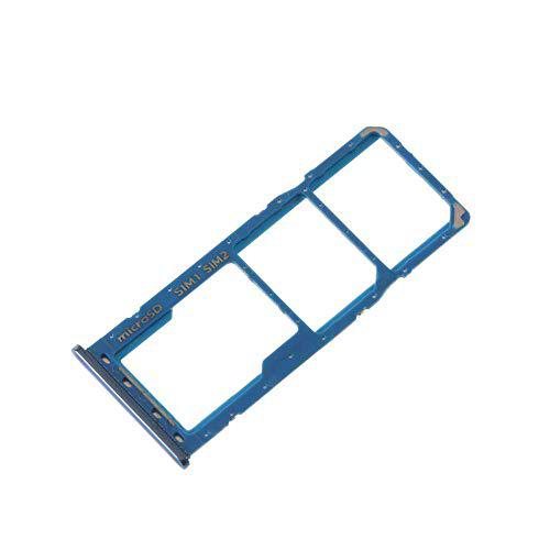 Bandeja doble SIM Micro SD para Samsung Galaxy A50 A505 / A30 A305 (azul)