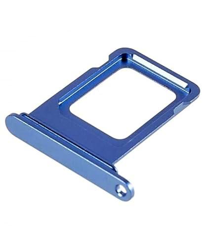 Genérico Bandeja SIM Compatible para Apple iPhone 14 / Plus Azul Repuesto Lateral