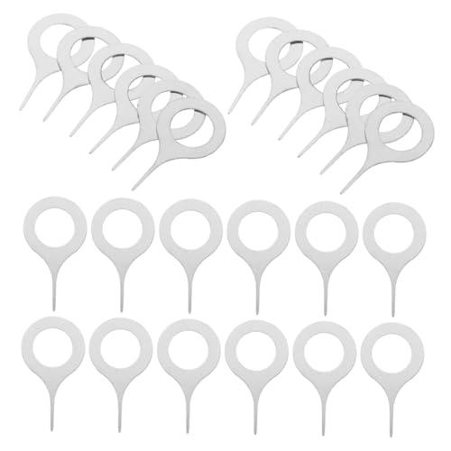 ZUNOXAZ 100 Piezas De Aguja para Extraer Tarjetas De Teléfono Móvil Adaptador De Tarjeta Sim Herramienta De Extracción De Tarjeta Sim Pasador De Expulsión De Tarjeta Antipérdida