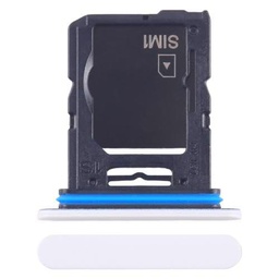 Genérico para Sony Xperia 10V SIM + Micro SD Cajón Soporte Bandeja Tarjeta SIM Blanco