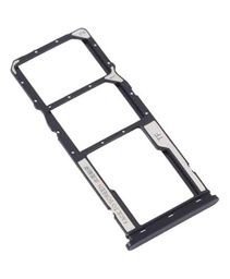 Genérico Bandeja SIM Compatible para Xiaomi Redmi A1 A1+/ A2 A2+ Tarjeta Negro Negra