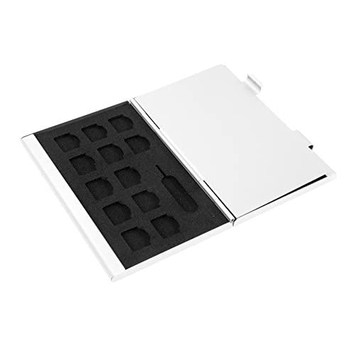 Operitacx Estuche Organizador de Tarjetas Sim y Compacto y Resistente para Almacenamiento y Transporte de Tarjetas