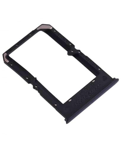 Genérico Bandeja SIM Compatible para OPPO X2 Lite Moonlight Black Negro Lateral Tarjeta