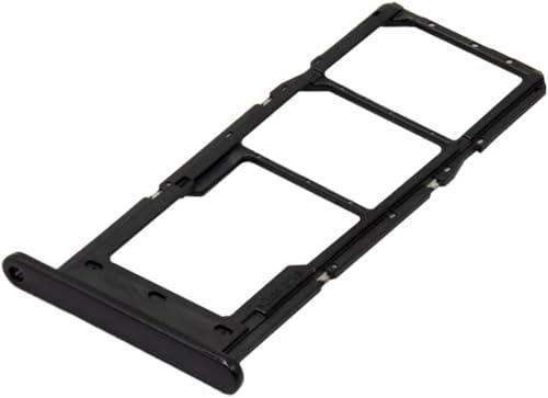 Generico Repuesto compatible con Samsung Galaxy A14 4G SM-A145F A145F (no con 5G) Try Tray bandeja deslizante porta tarjeta Dual SIM Card SIM 1 + ranura SIM 2 + ranura lector Micro SD (negro)
