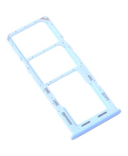 Genérico Bandeja SIM Compatible para Samsung Galaxy A13 Tarjeta Lateral Adaptador Azul