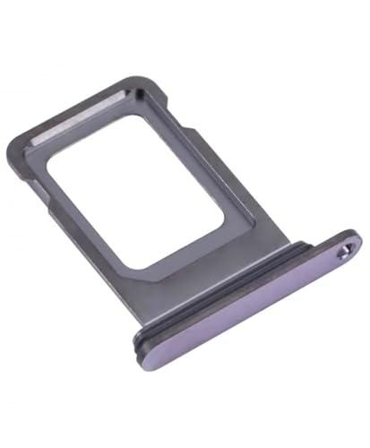 Genérico Bandeja SIM Compatible para Apple iPhone 14 Pro/MAX Morado Oscuro Repuesto