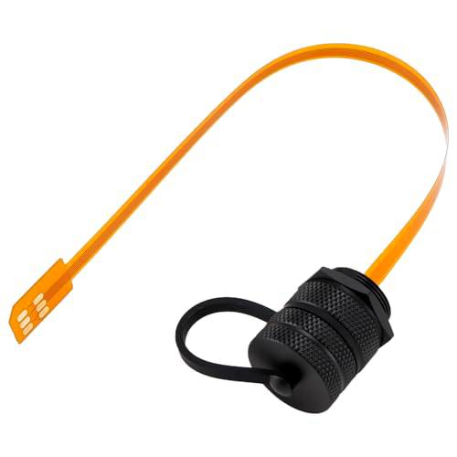 Lonrtesw Cable de Extensión Micro-SIM Resistente Al Agua Cable de Extensión de Montaje en Panel Micro-SIM IP67 para sobre de de Caja de Chasis de Gabinete