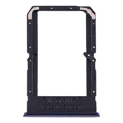 Generico Recambio compatible con OPPO Reno 4Z 5G CPH2065 / A92S 5G PDKM00 Try Tray Bandeja alojamiento Porta Tarjeta Dual SIM Card Sim 1 + Ranura SIM 2 Try Tray Lector (negro)