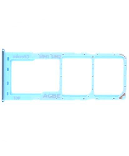 Bandeja SIM para Samsung Galaxy A32 Adaptador Tarjeta Dual Azul Celeste Repuesto