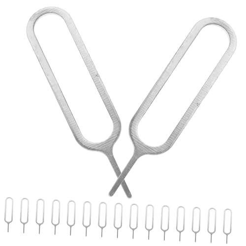 Operitacx 500 Piezas Herramienta Extracción de Tarjetas Sim Agujas de Ejección Móviles Pin Sim Práctico Portátil