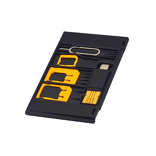 HOMSFOU Kit de adaptador SIM, ranura para tarjeta SIM