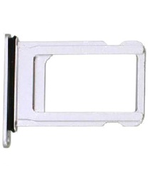 Genérico Bandeja SIM para iPhone 8 / SE 2020 Adaptador Soporte Tarjeta Blanco Plata