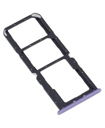 Genérico Bandeja SIM Compatible para REALME 8i Violeta Espacial Morado Tarjeta Repuesto